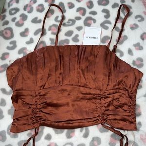forever 21 satin top